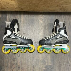 Black and White Inline Skates